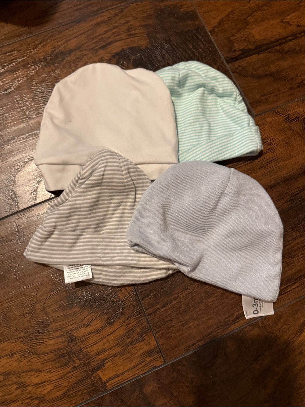 Baby Newborn Hats x4